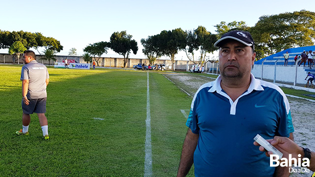 Tcnico Marcos Correia, garante que Itabela segue preparada para a nova fase. (Foto: Alex Gonalves/BAHIA DIA A DIA)