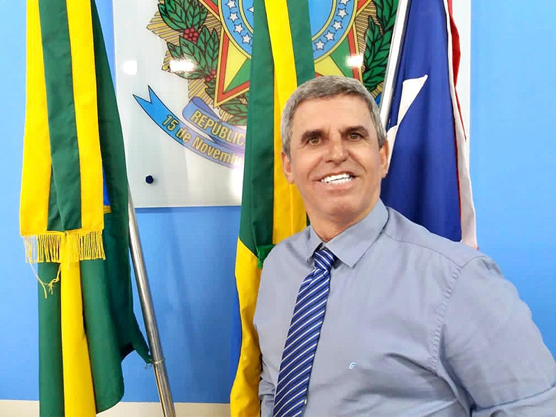 Tio Pedro Dap  o atual presidente da Cmara de Vereadores de Itabela (binio de 2021 a 2022). (Foto: Divulgao)