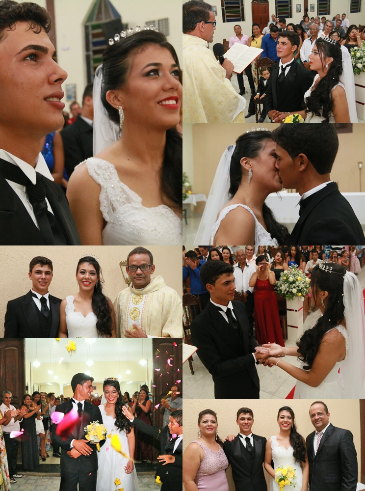 O casamento de Galeno Junior e Maria Tereza. (Fotos: Alex Barbosa)