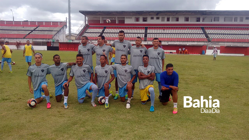  Time fez um trabalho leve, recreativo e com ambienta��o de grupo. (Foto: BAHIA DIA A DIA)