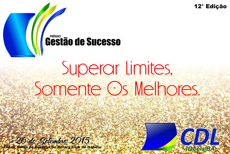 12 Edio Prmio Gesto de Sucesso de Itabela