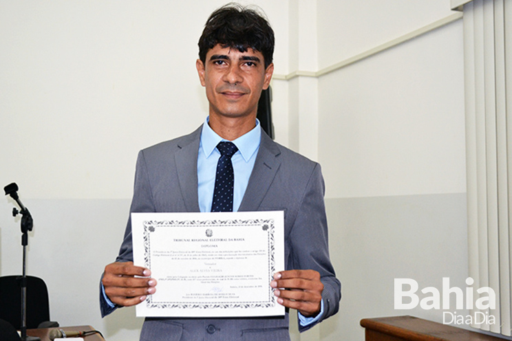 Alex da Pax foi diplomado vereador no ltimo dia 13 de dezembro. (Foto: Arquivo/Bahia Dia a Dia)