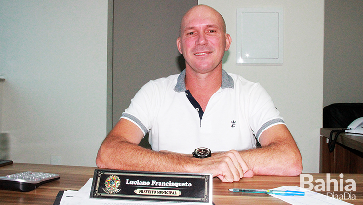 Prefeito, Luciano Francisqueto. 