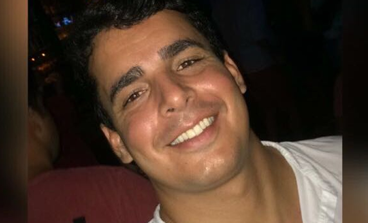 Moiyss Volpini Filho, 29 anos, morto a tiros no centro da cidade. (Foto: Reproduo/Whatsapp)