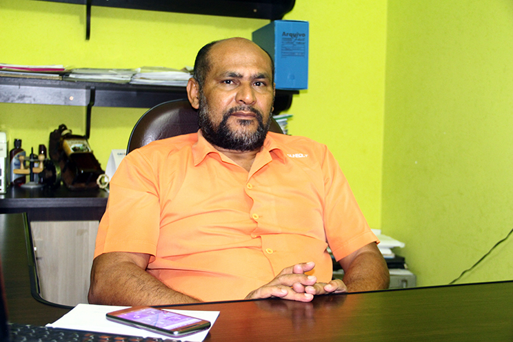 Dino Pereira, relata de forma saudosa, a trajetria do seu pai Joo Pereira. (Foto: Alex Gonalves/BAHIA DIA A DIA)