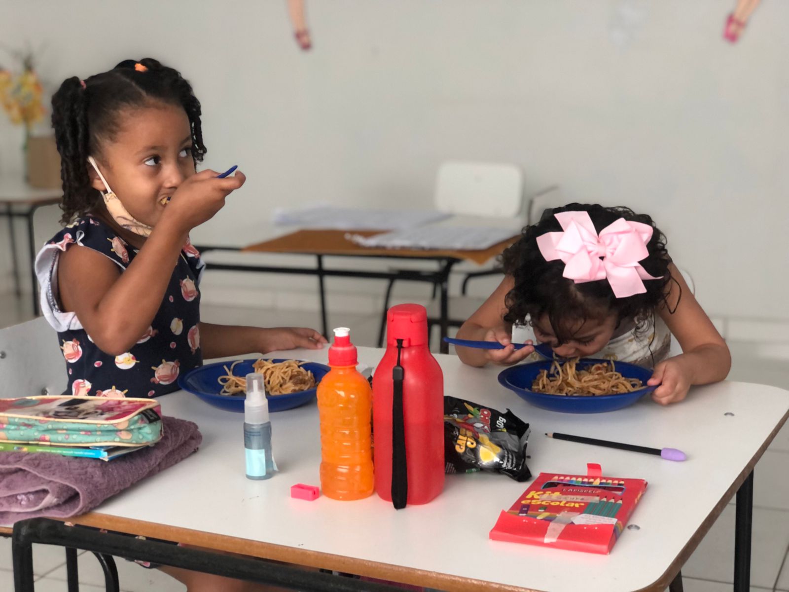 Estudantes da rede pblica de ensino tm acesso  merenda escolar de qualidade. (Foto: Divulgao)