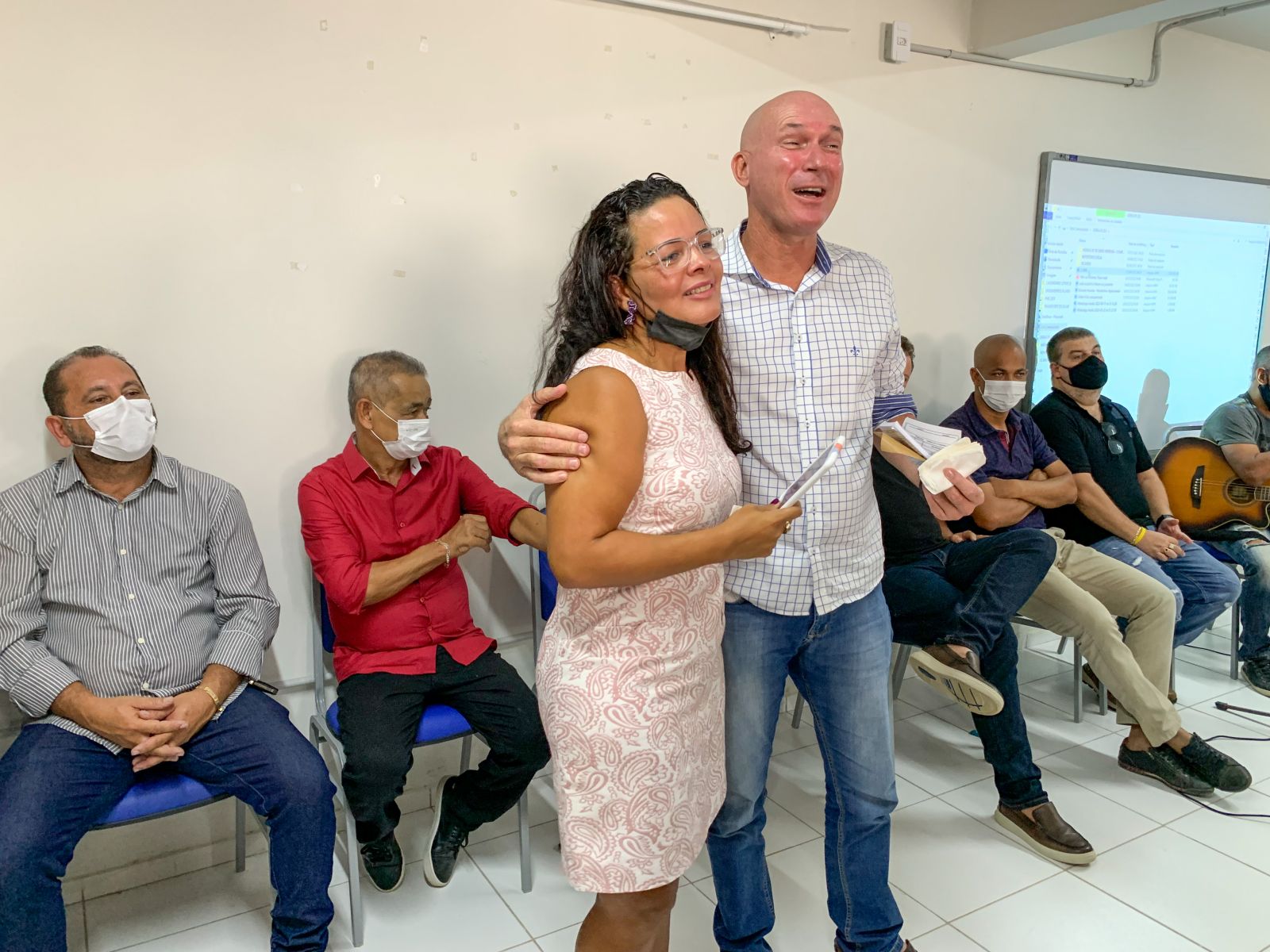 Christiany agradeceu ao prefeito Luciano Francisqueto pela oportunidade de gerir a pasta da Educao. (Foto: Alex Gonalves/BAHIA DIA A DIA)