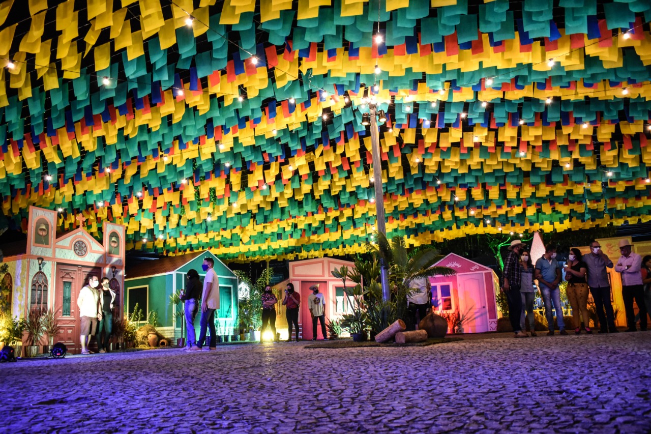 Vila do Forr teve programao de 13 dias consecutivos no centro de Eunpolis. (Foto: Divulgao)