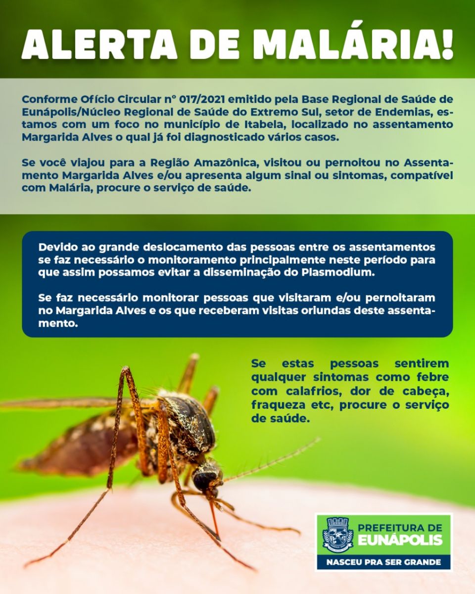  Informaes sobre o que  malria e medidas para preveno da doena