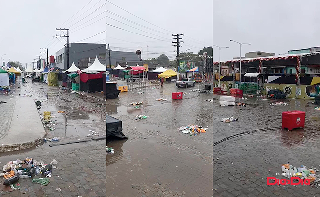 LIMPAR ganha destaque nos servios de limpeza durante a 13 Edio da Festa do Caf. (Foto: Divulgao)