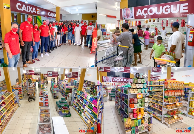 Supermercado conta com uma estrutura ampla e acessvel. (Foto: Alex Gonalves/BAHIA DIA A DIA)