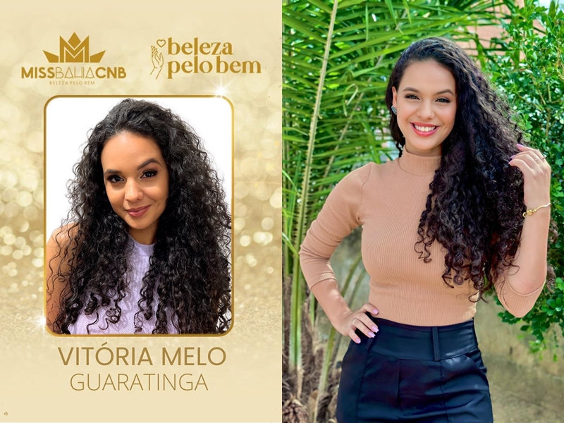 Vitria Melo, de 20 anos, microempreendedora e modelo fotogrfica, representar o municpio de Guaratinga. (Foto: Reproduo)