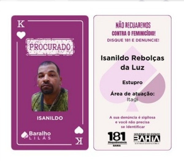 Isanildo Rebouças da Luz é um dos 16 procurados Isanildo Rebouças da Luz é um dos 16 procurados